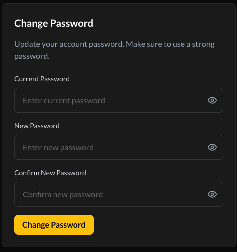 Change Password